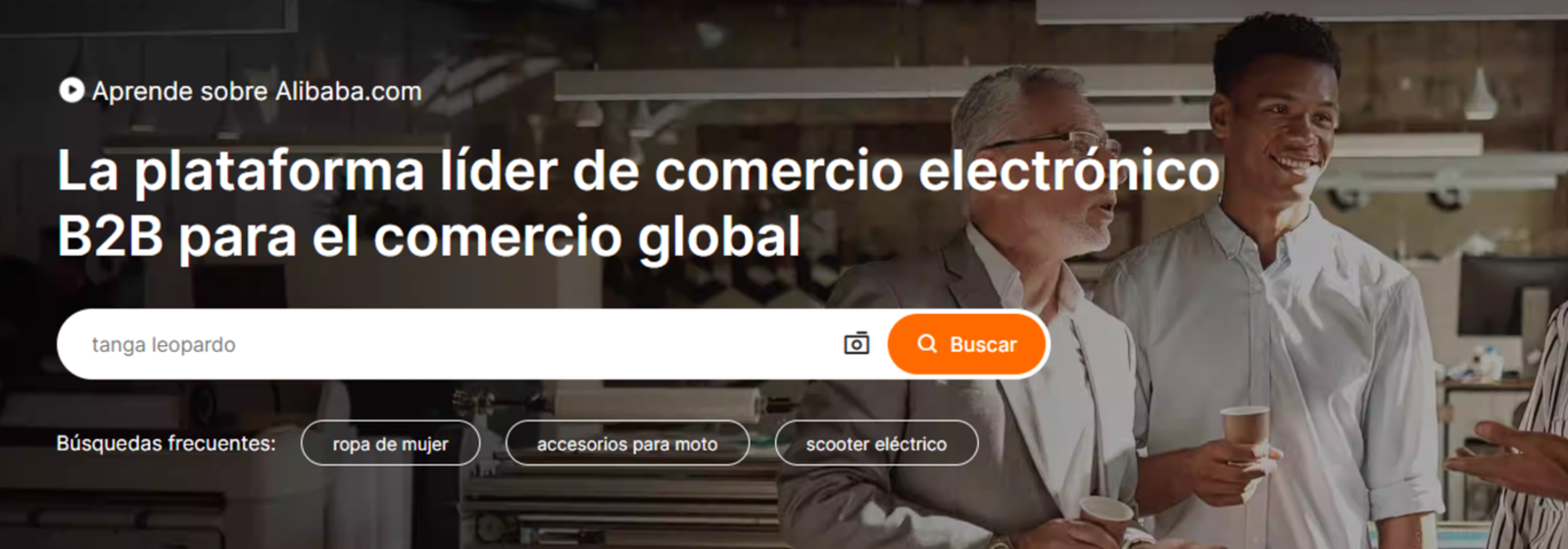 Alibaba se centra principalmente en el comercio mayorista