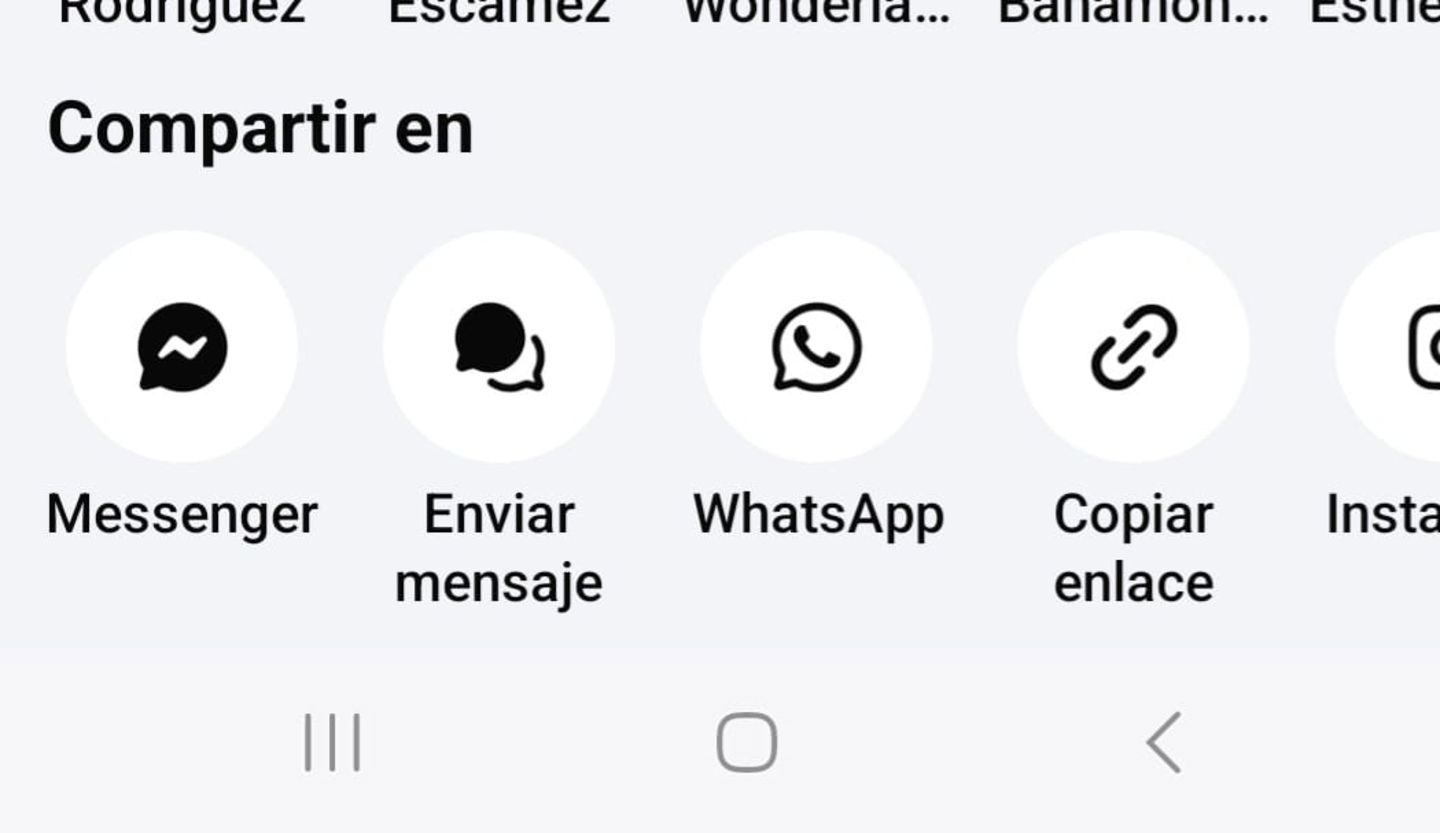 Hay otras formas de compartir tu perfil de Facebook