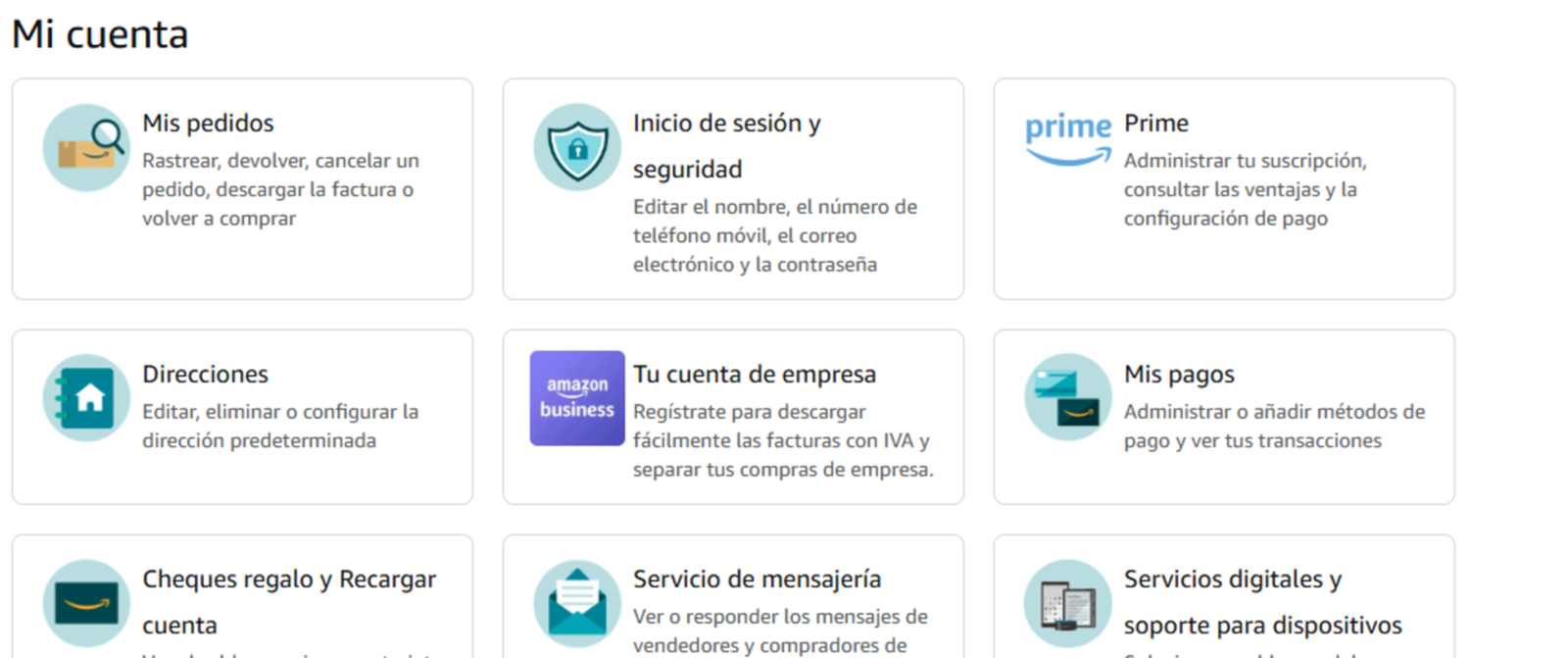 Para solicitar la financiación necesitas tener una cuenta en Amazon