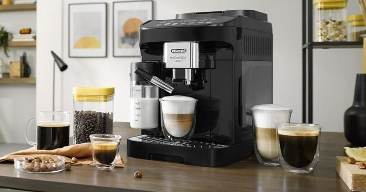 Si buscas una cafetera superautomática, esta De'Longhi es una de las mejores y tiene un descuento de 100 euros