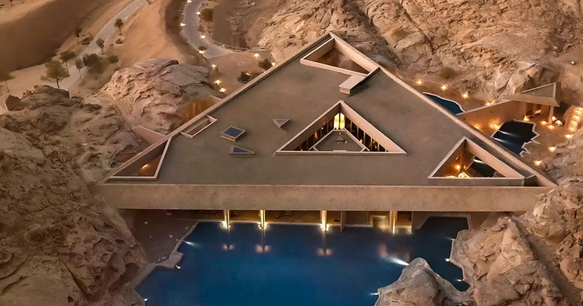 Arabia Saudí quiere imitar la preciosa ciudad de Petra con su nuevo y futurista edificio