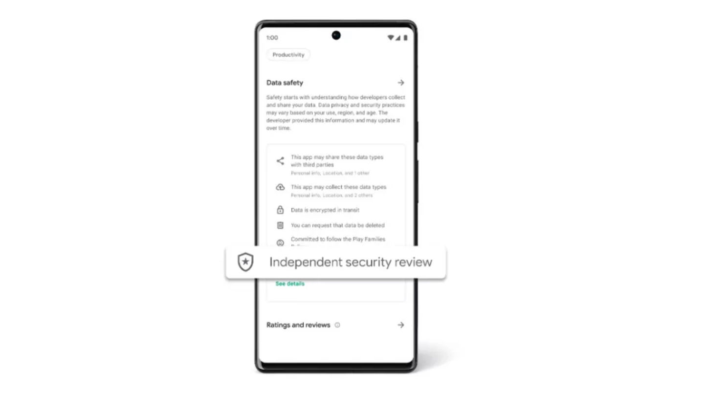 Google Play Store insignias VPN-principal