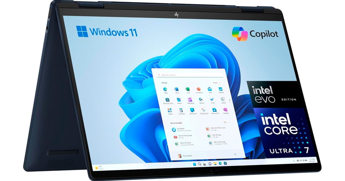 Pasa de portátil a tablet en segundos, con pantalla multitáctil 2,8K, 32 GB + 1 TB y 350 euros de descuento