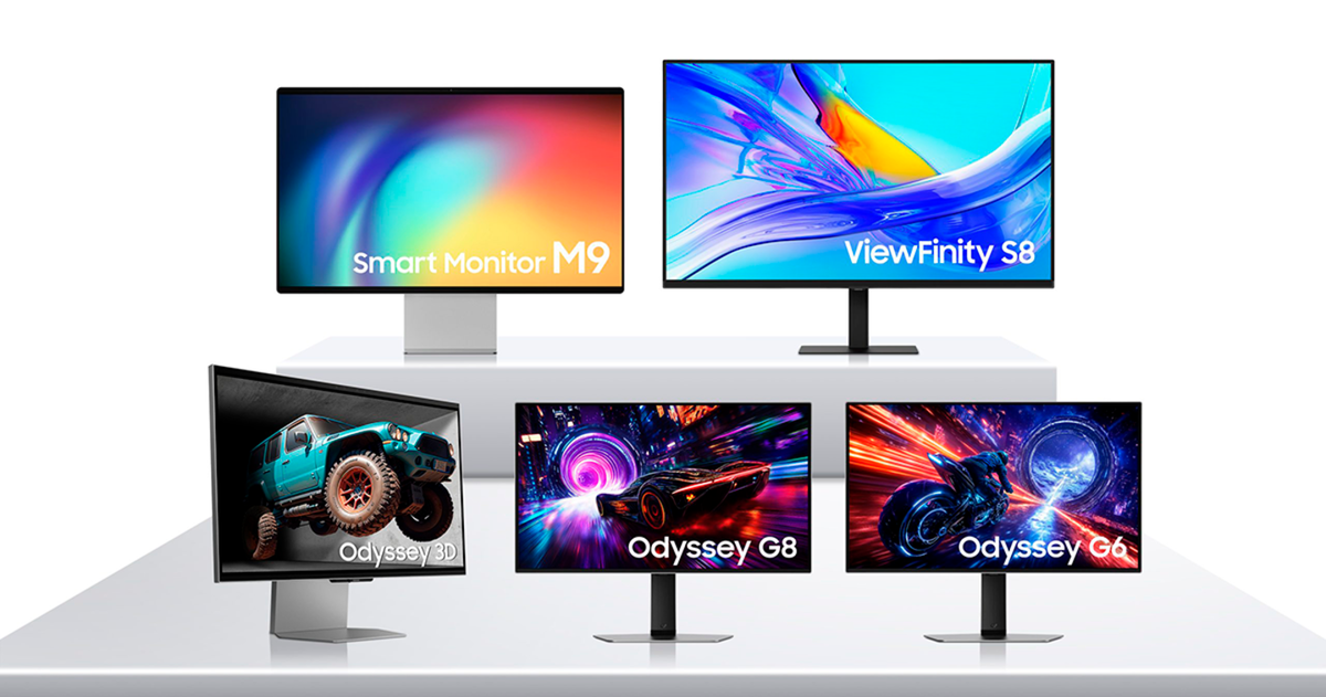 Samsung lanza sus nuevas series de monitores con IA para romper el mercado del gaming y la productividad