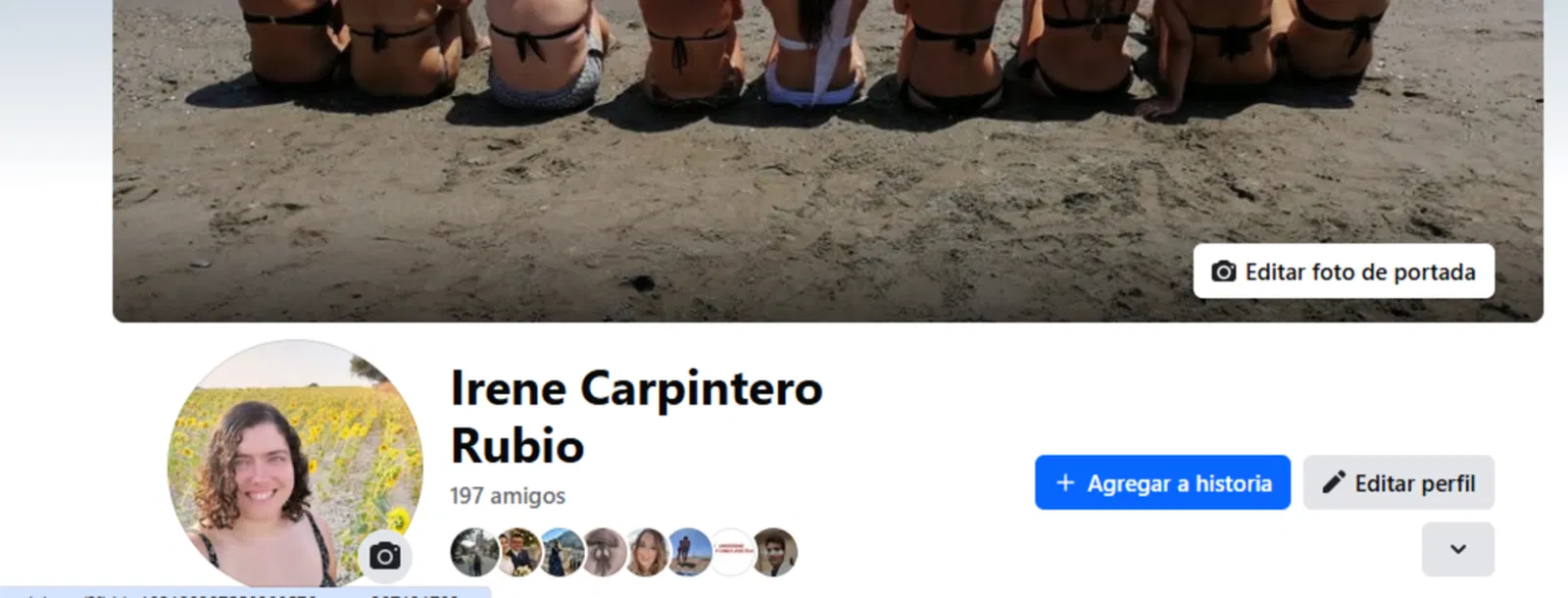 También puedes compartir tu perfil de Facebook desde su versión web