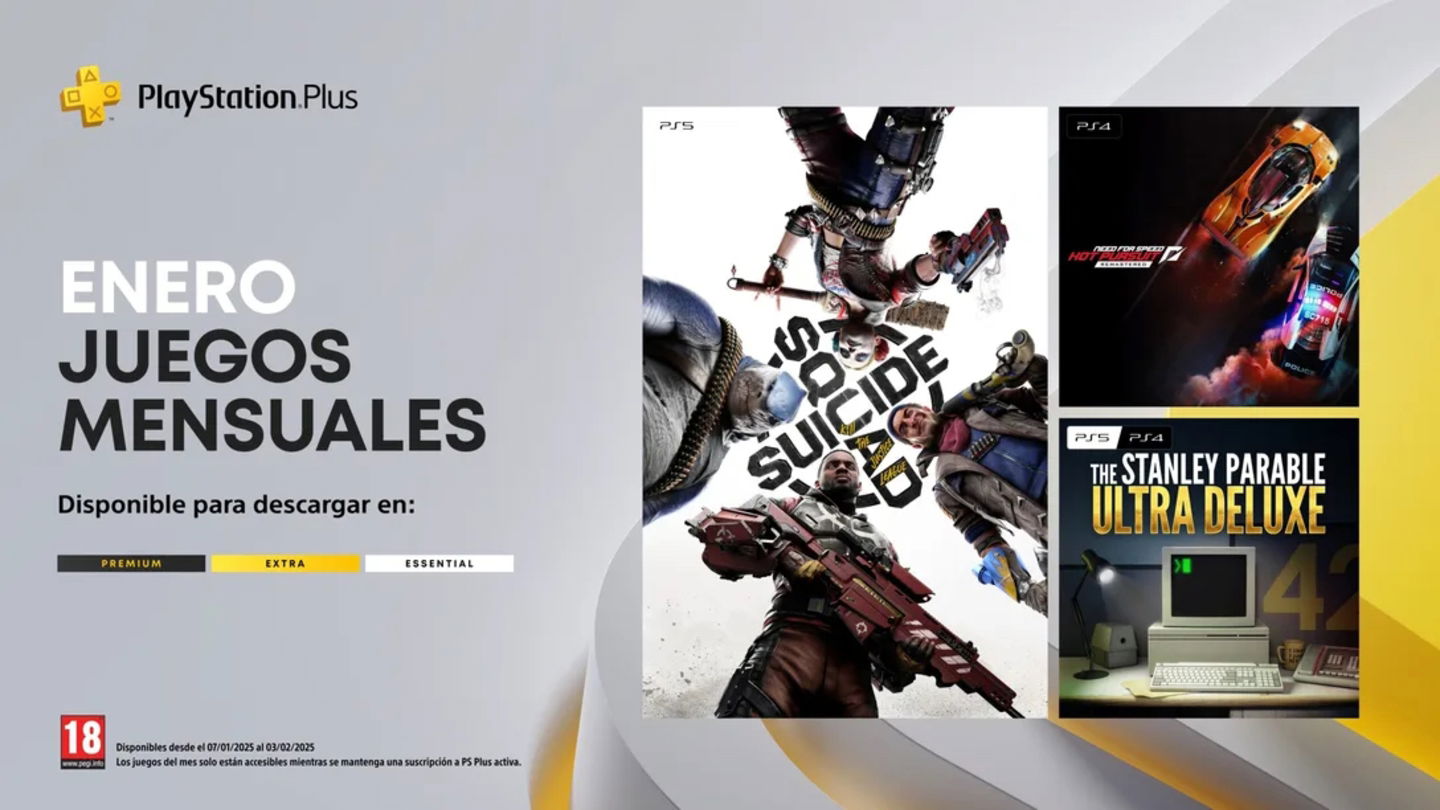 PlayStation Plus enero 2025