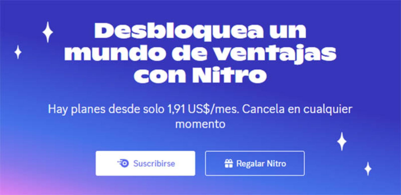 Que es Discord Nitro