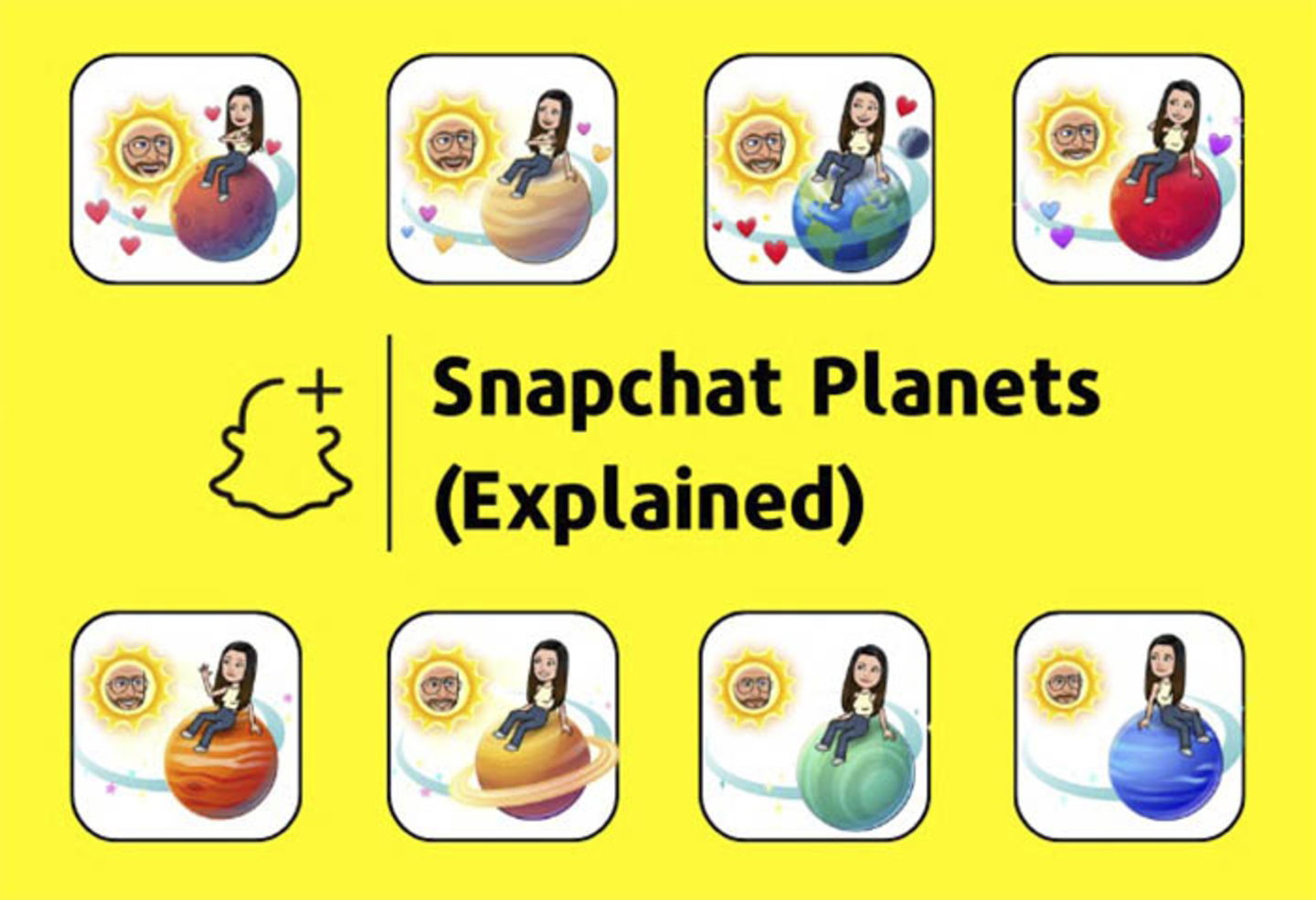 Qué significan los planetas en el Sistema Solar de Snapchat