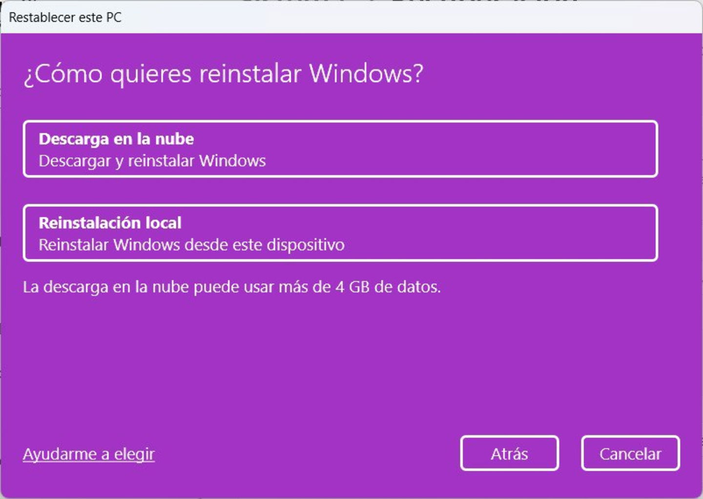 Cómo restablecer Windows 11 desde cero y paso a paso