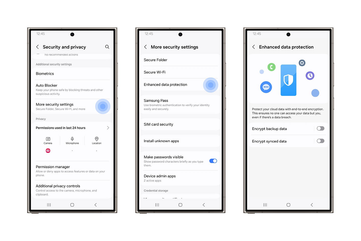 Puedes cambiar la configuración de seguridad en los ajustes de tu smartphone