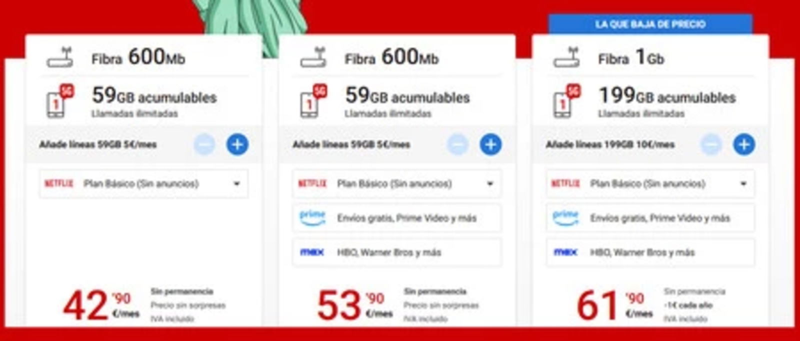 Pepephone ofrece tarifas interesantes tanto para móvil como para fibra