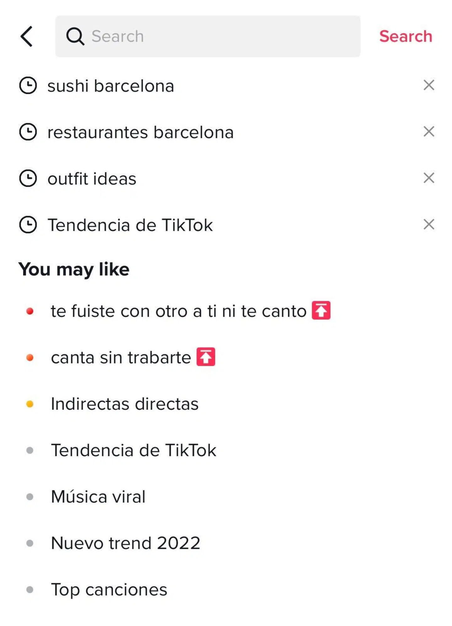 También puedes encontrar a tus amigos usando el buscador de TikTok