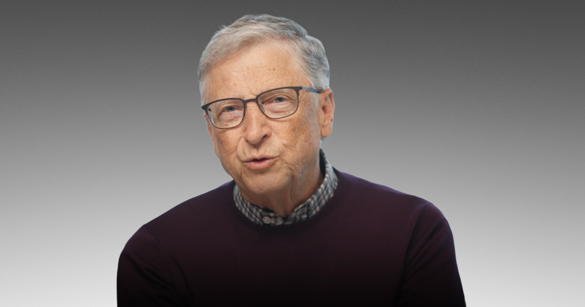 Bill Gates, filántropo y experto en tecnología: "Tengo que reconocerlo y decir, ok, este es el gran problema de las nuevas generaciones"