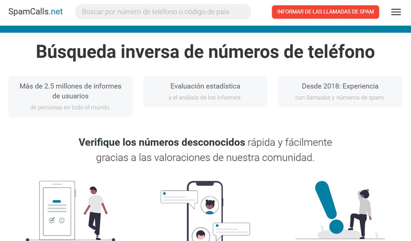 Buscar numero de telefono en Internet