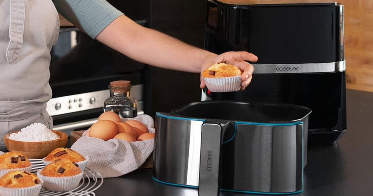 Esta airfryer con gran capacidad ha sido la más vendida de Amazon esta semana y cuesta menos de 50 euros