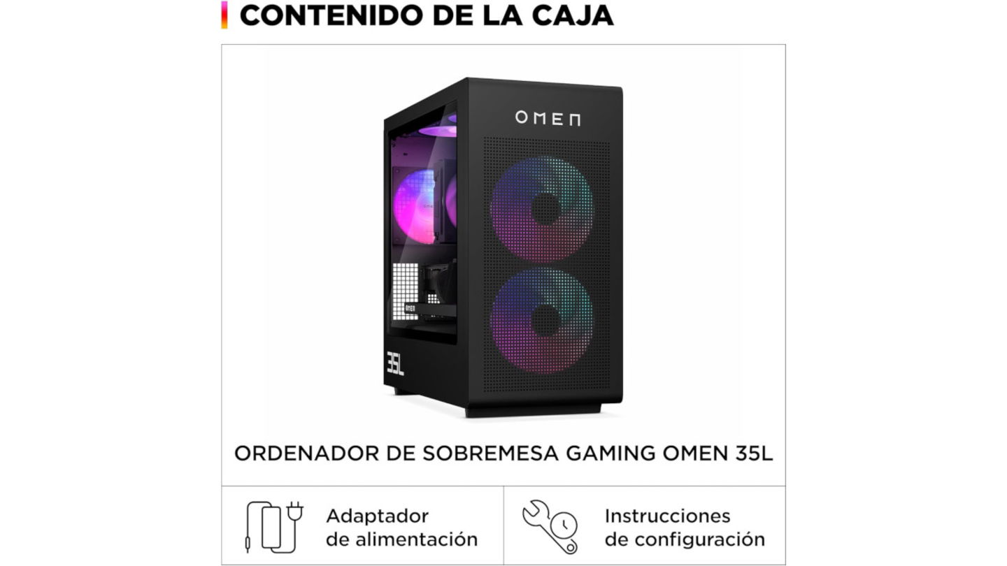 Potencia bruta el de este HP OMEN con i7-14700F, RTX 4070 Super y 32GB de RAM… ¡y con descuentazo!