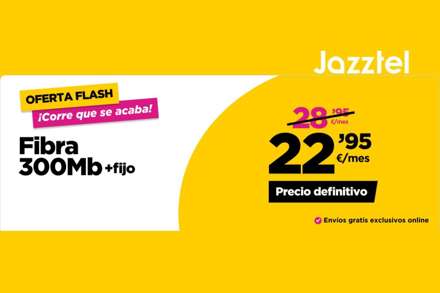 Jazztel también ofrece algunas opciones sin permanencia