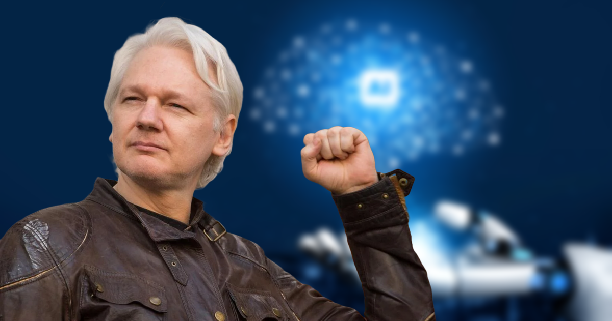 Julian Assange, fundador de WikiLeaks: "Los líderes tecnológicos no están creando la IA por dinero, sino porque creen que van a conseguir la vida eterna gracias a ella"