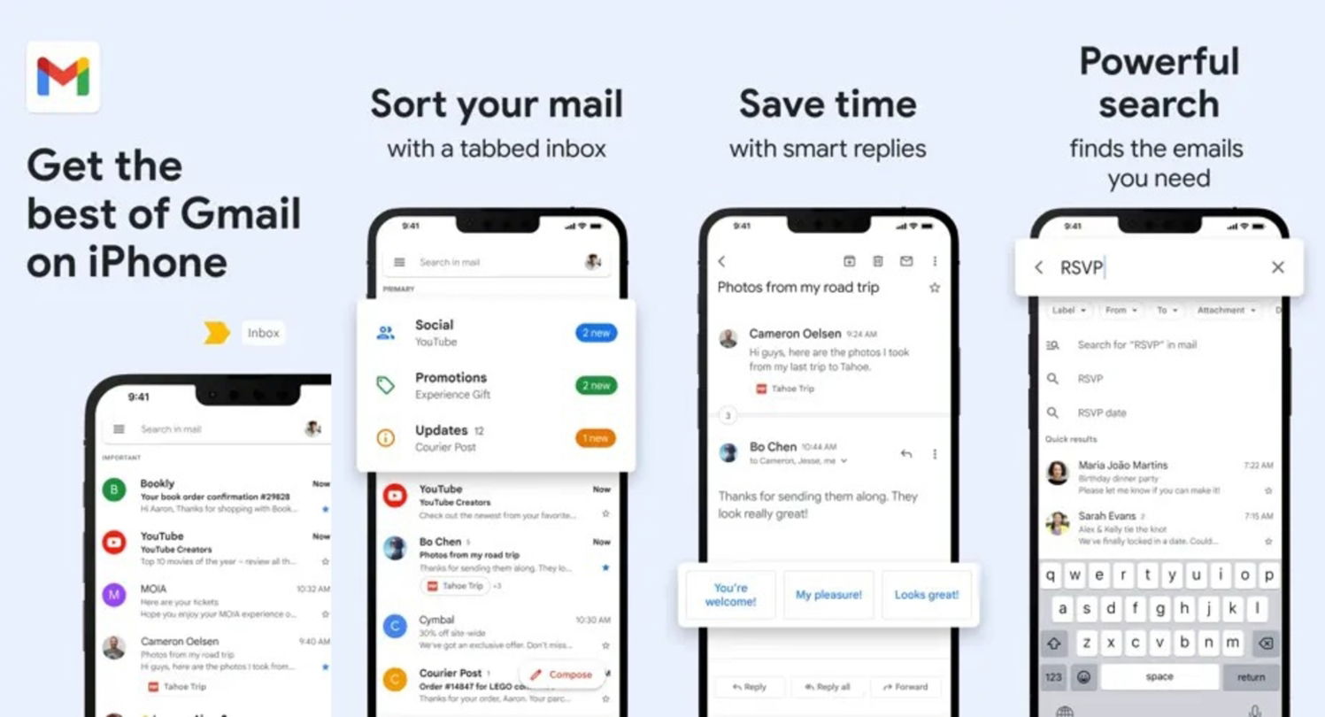 La app de Gmail para iPhone acaba de estrenar nuevo diseño esto es todo lo que cambia