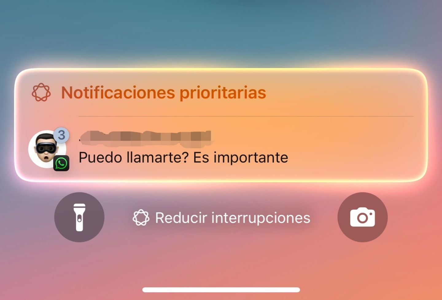 Ejemplo de notificaciones prioritarias