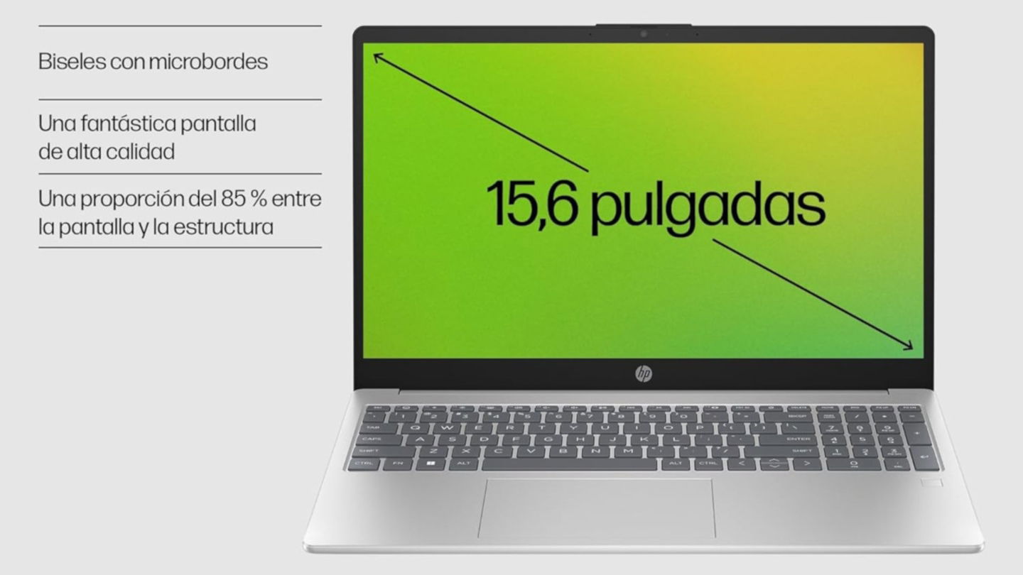 Este HP con W11 es una opción fantástica para tareas diarias, estudiar y teletrabajo, y cuesta menos de 300€