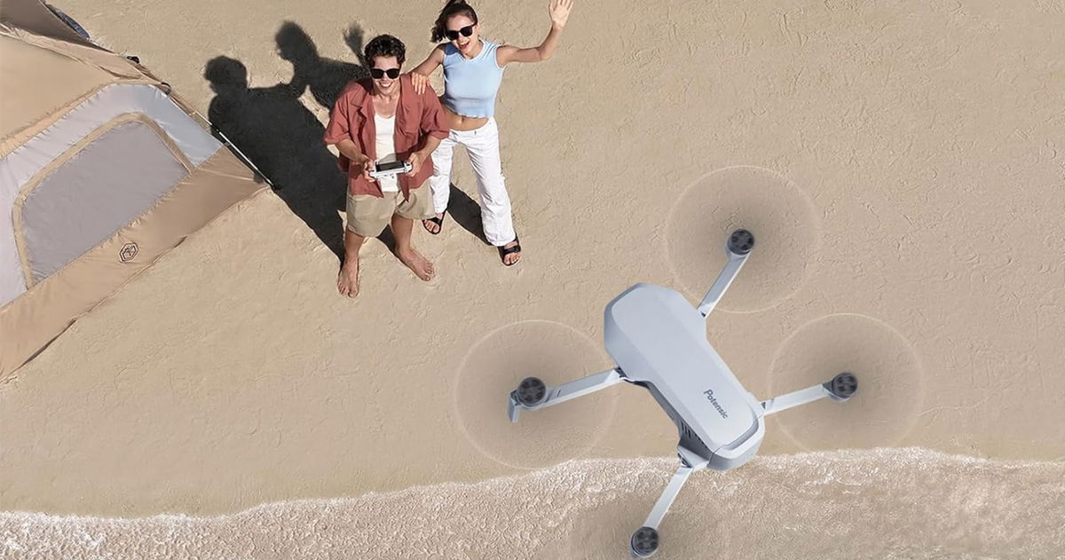 Gran bajada de precio en este dron para principiantes que graba en 4K y aguanta más de 30 minutos en el aire