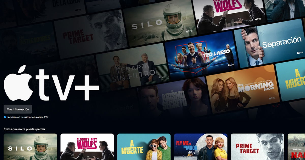 Apple TV+ disponible en Prime Video por 9,99€ al mes