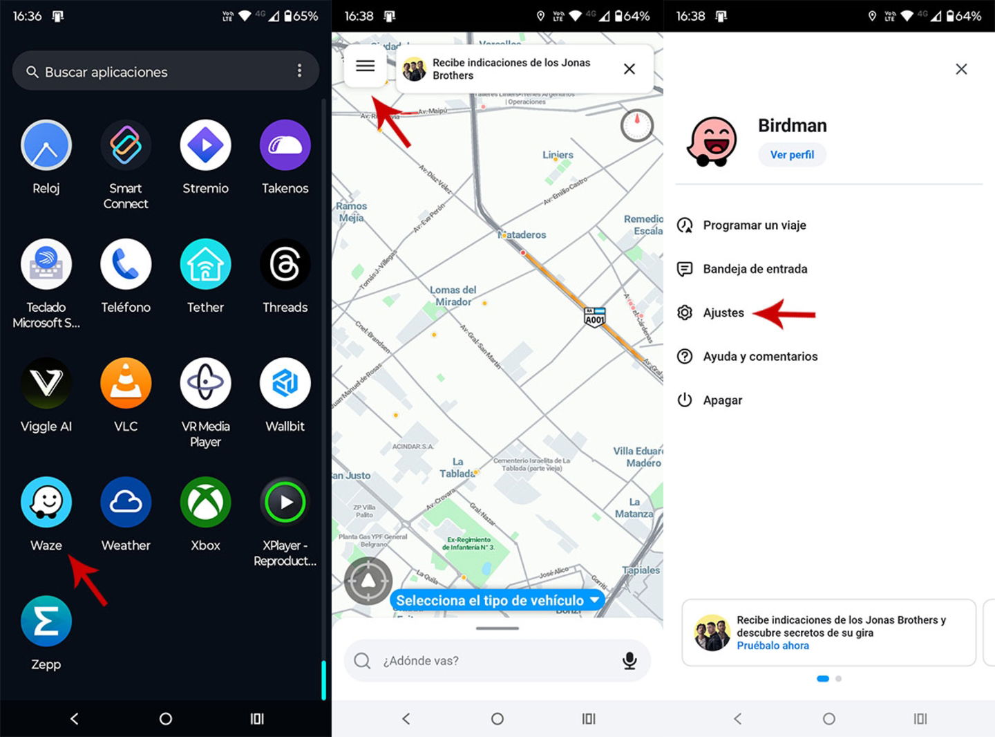 Configurar Waze para que alerte sobre radares