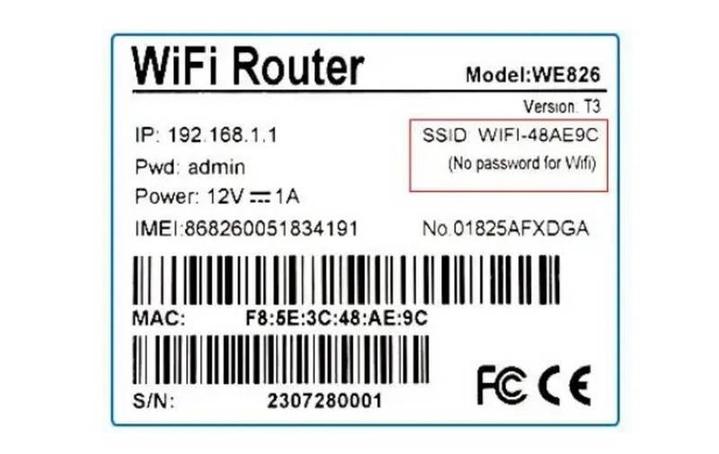 Qué significan todos los números de la etiqueta del router