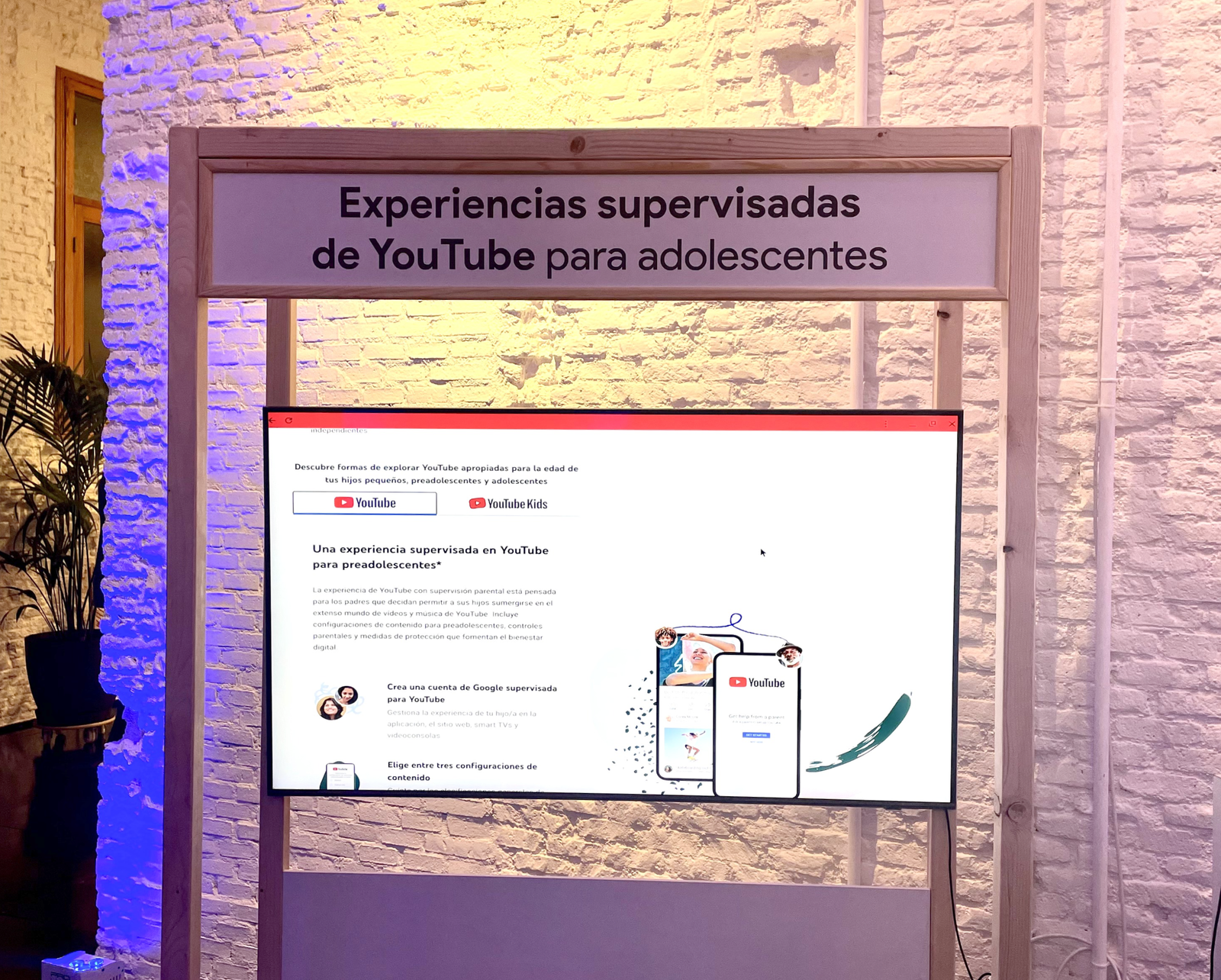 Experiencias supervisadas de YouTube