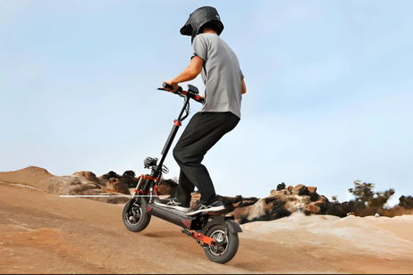 170 euros menos por este patinete todoterreno con 1000 W de motor, focos LED y frenos de disco