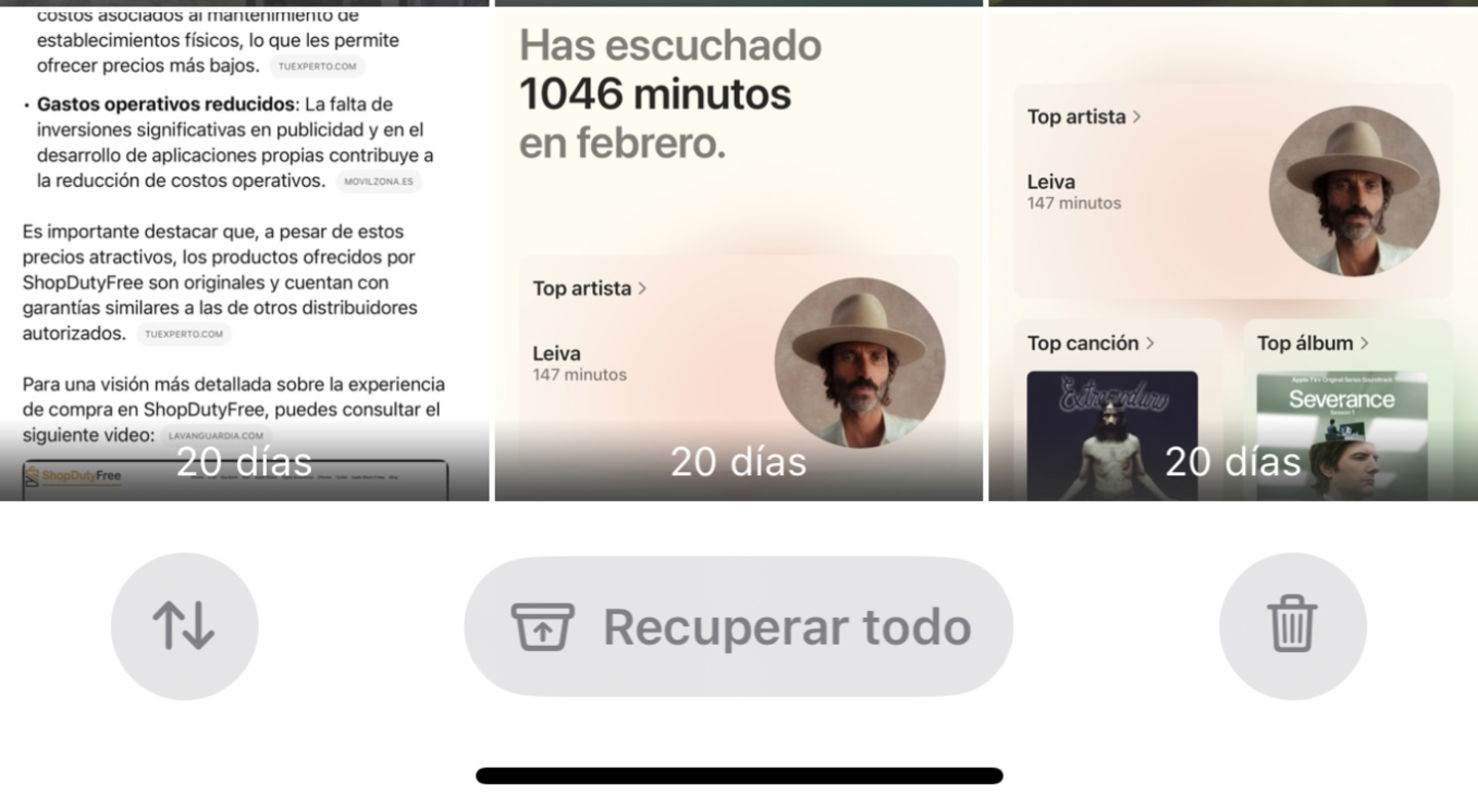 Ejemplo novedad iOS 18.4