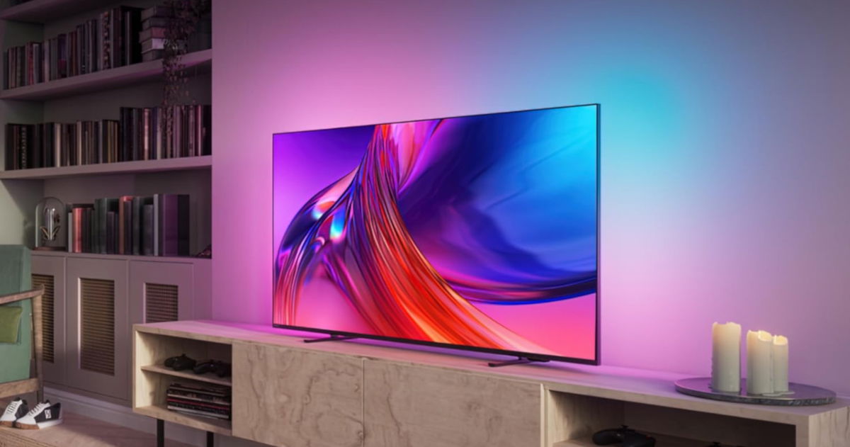 Si quieres cine en casa prueba con la TV QLED 4K con Ambilight de 55 pulgadas, a precio de locura