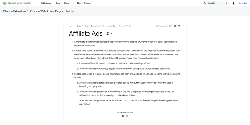 Chrome cambia su política de extensiones de afiliación tras la crisis de PayPal Honey