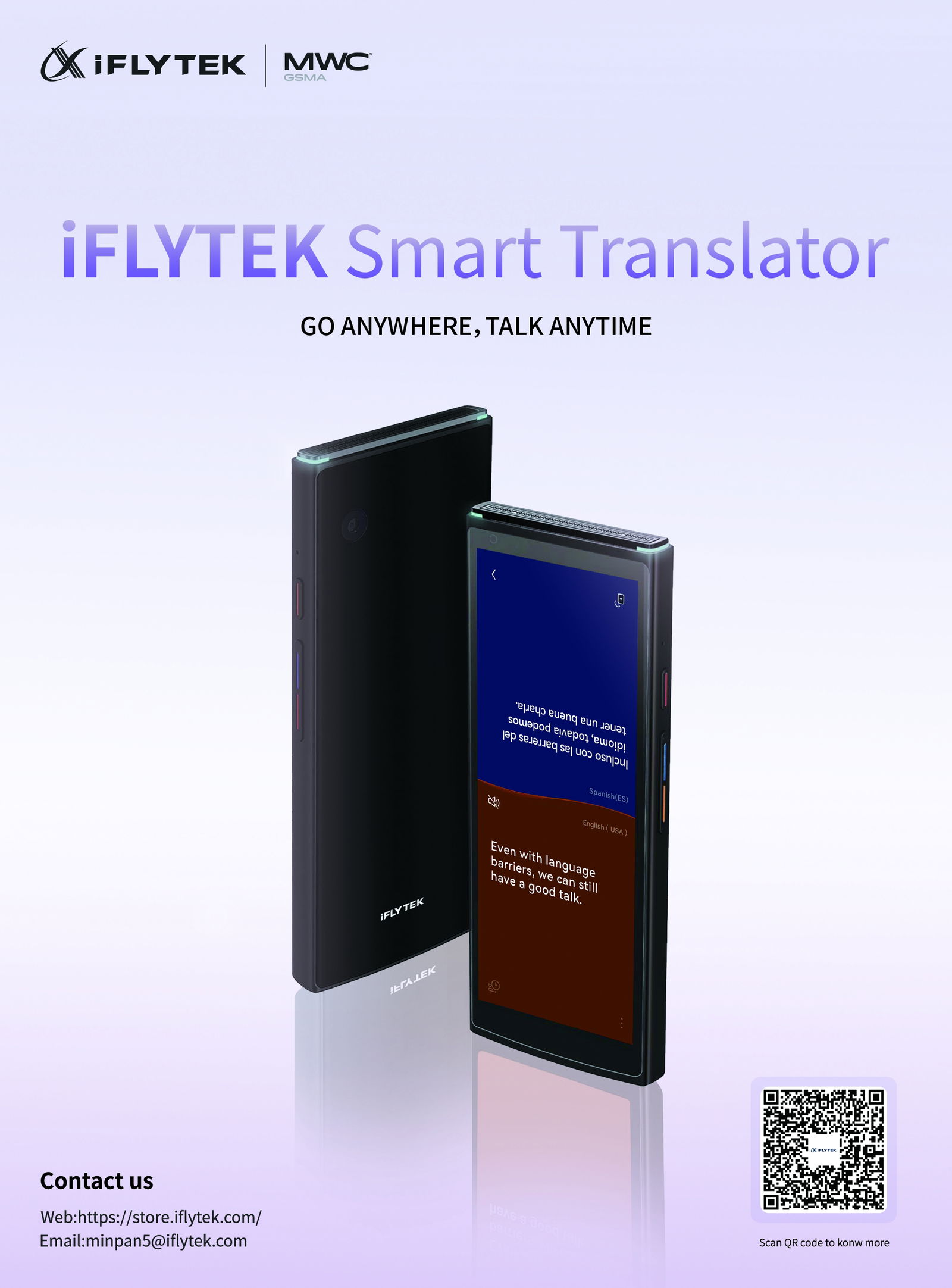 iFLYTEK, el gigante chino que brilló en el MWC 2025 por sus dispositivos con traducción IA