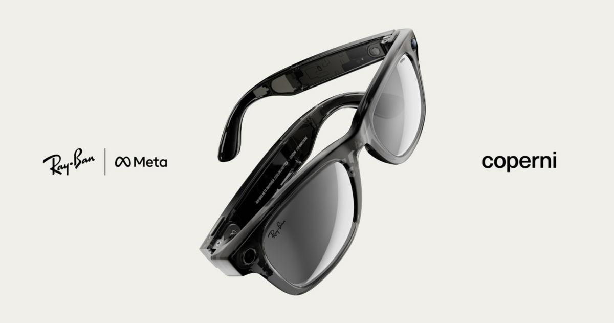 Vas a querer la nueva edición limitada de las gafas Meta x RayBan: diseño transparente y cristales de espejo