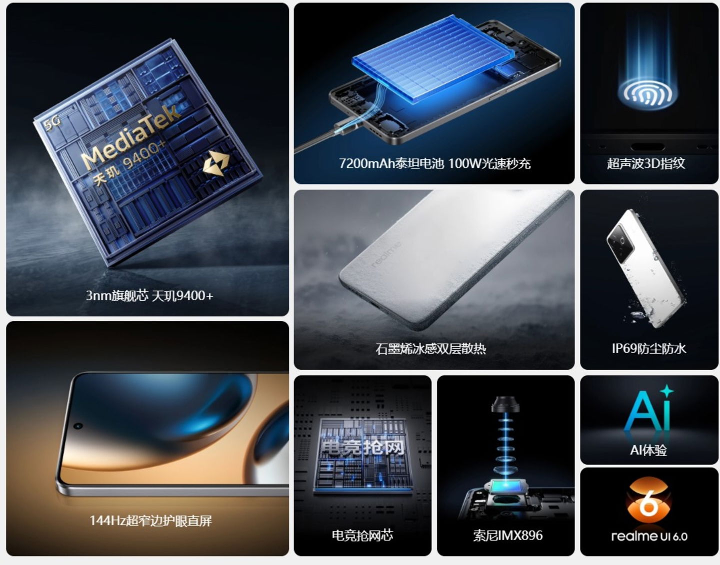 realme GT 7: un móvil con procesador Dimensity 9400+ y batería gigante
