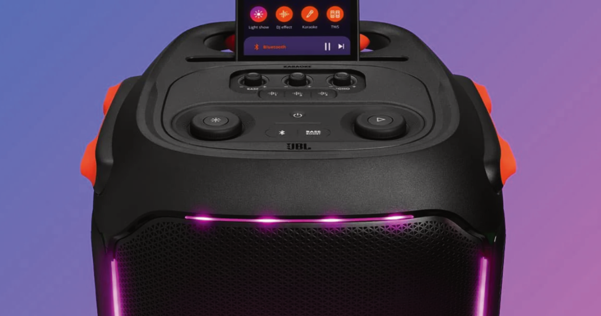 El altavoz Bluetooth que falta en tus fiestas es JBL y tiene 175 euros de descuento, luces y mucha potencia