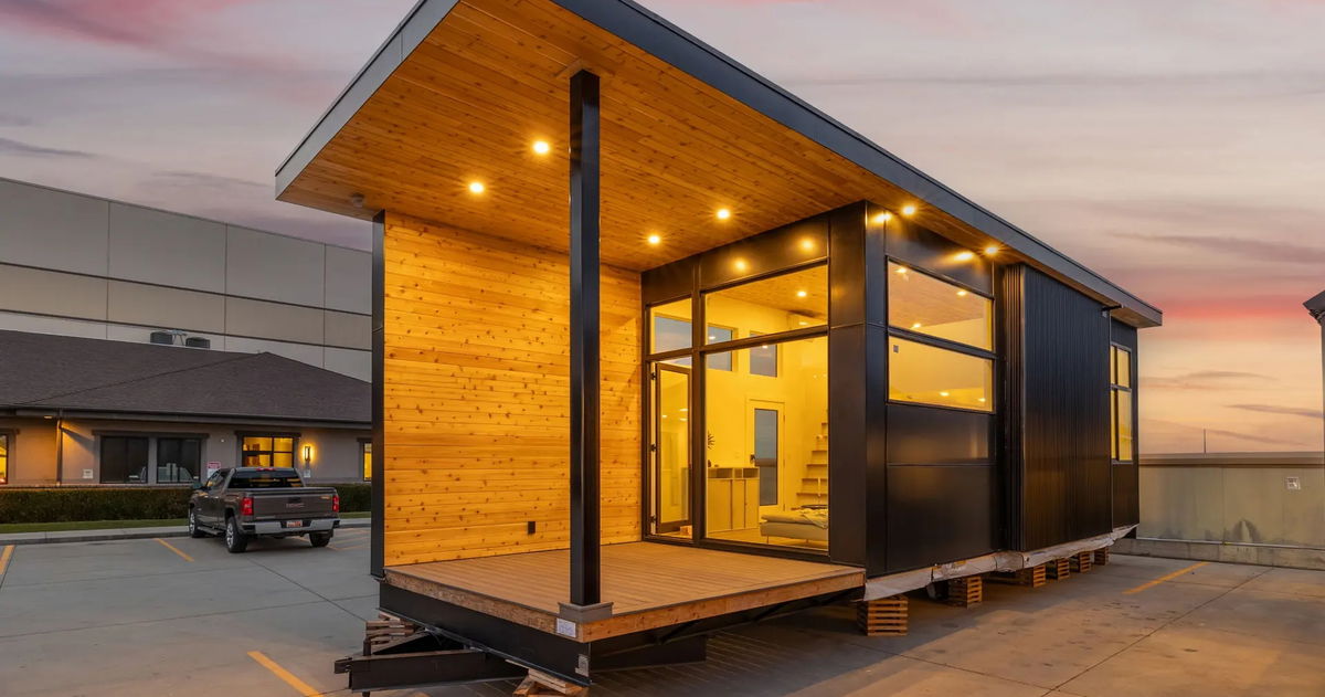 La minicasa prefabricada más encantadora es perfecta para unas buenas vacaciones