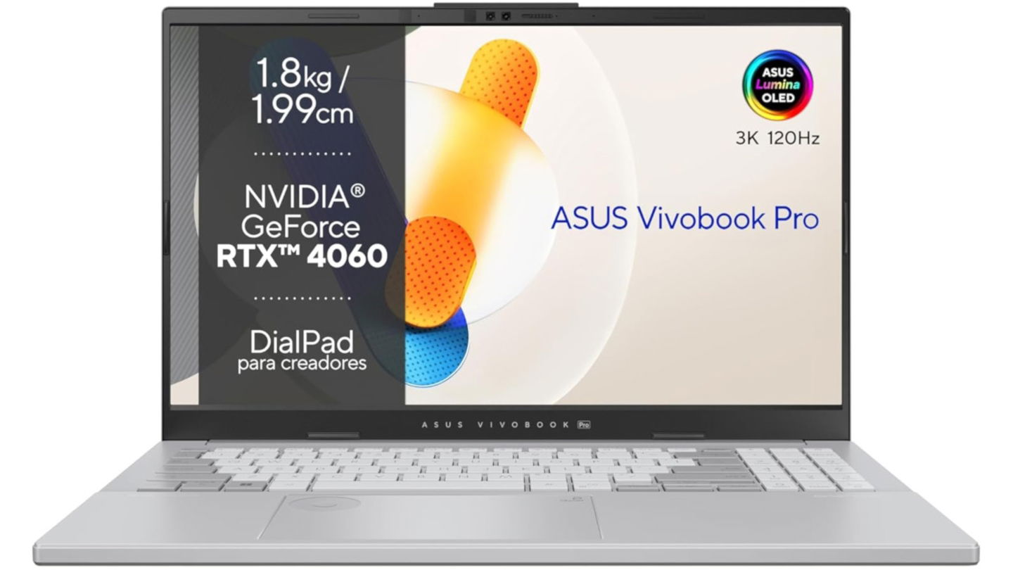 Esta bestia con pantalla OLED 3K, 1TB SSD y RTX 4060 está 370 euros más barata en Amazon