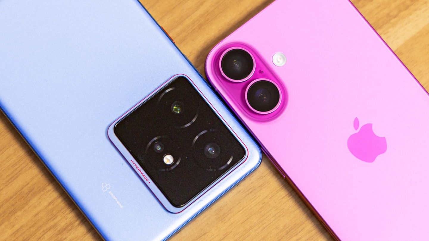Cámaras del realme GT 7 y del iPhone 16