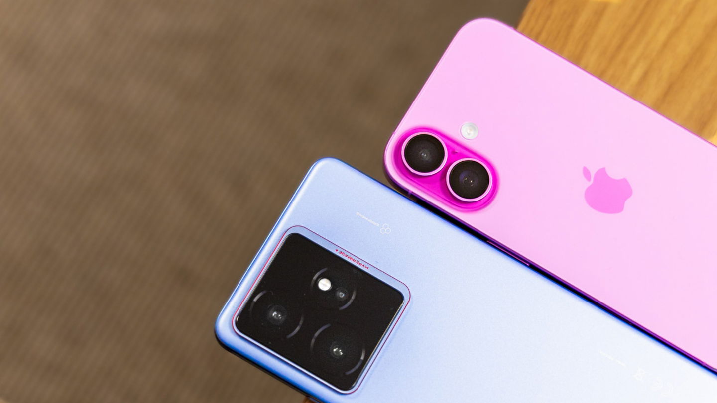 Cámaras del realme GT 7 y del iPhone 16