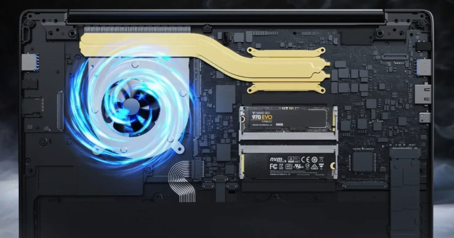 Corebook X interior