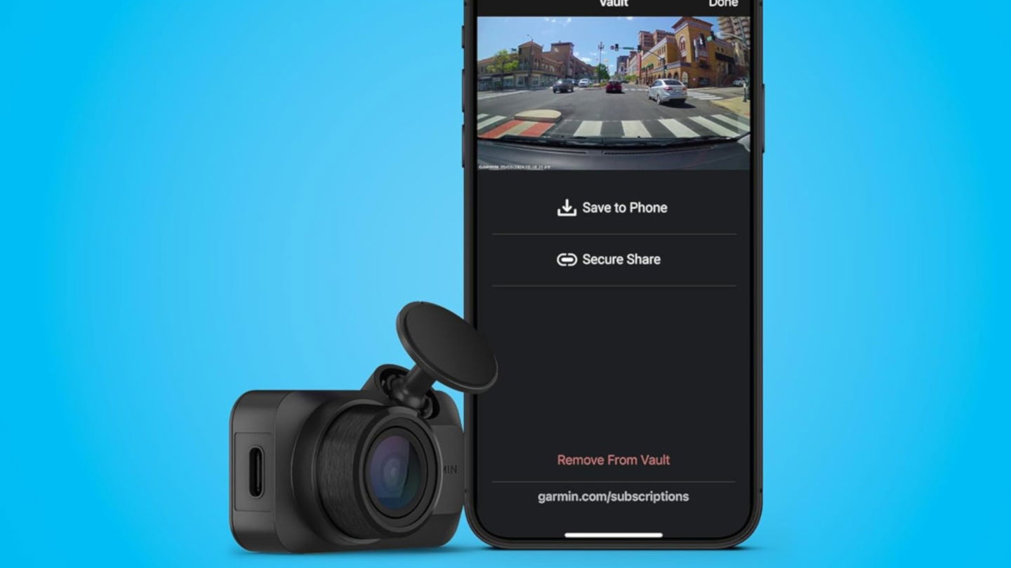 La mejor dash cam ultracompacta de Garmin está a su precio más bajo en Amazon