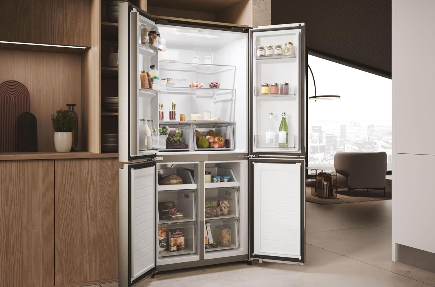 Haier Cube 83 Series 3 abierto