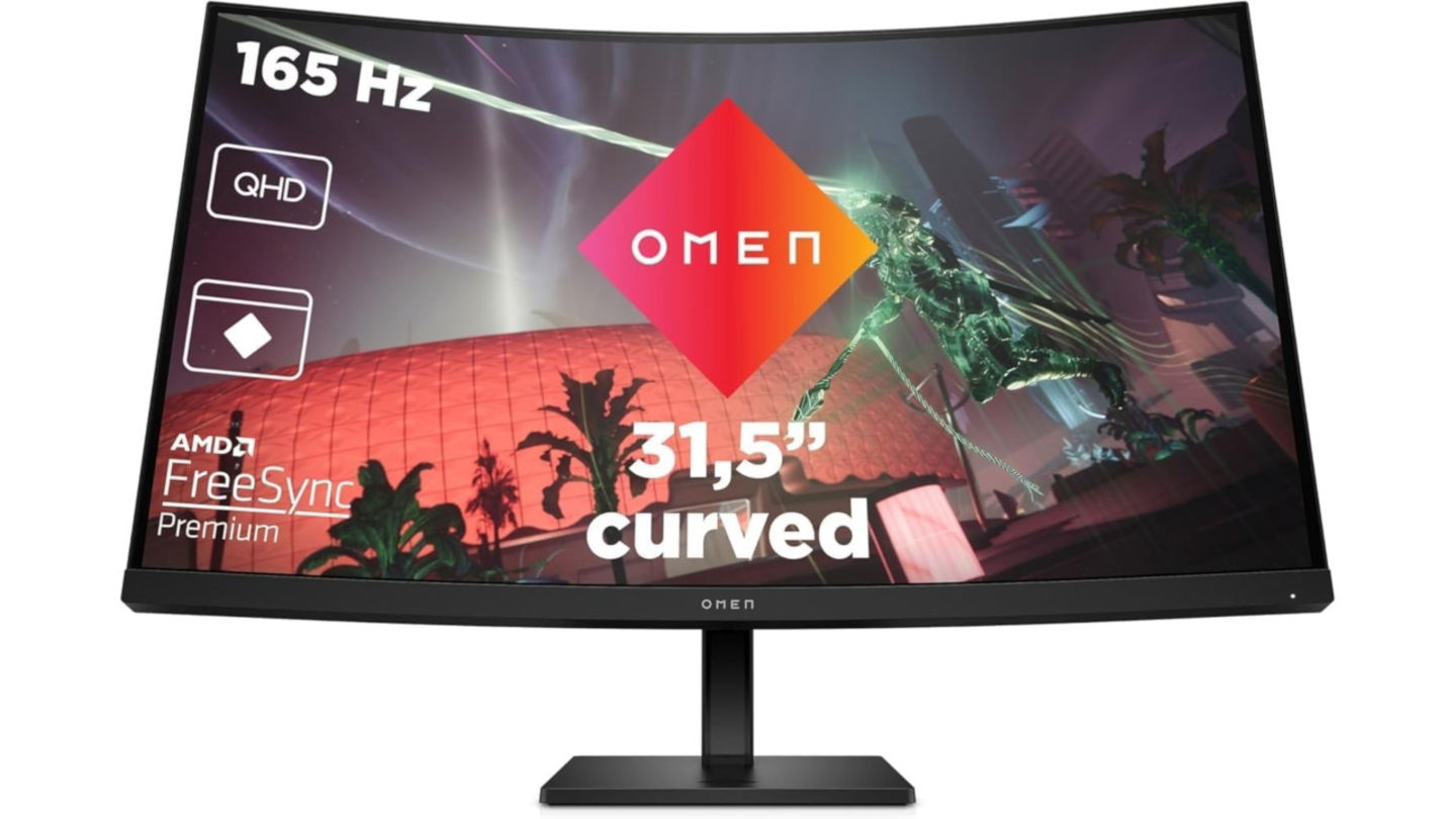 Curvo, QHD y con 165 Hz: este monitor HP lo tiene todo para subir el nivel de tus partidas, incluso una rebaja histórica