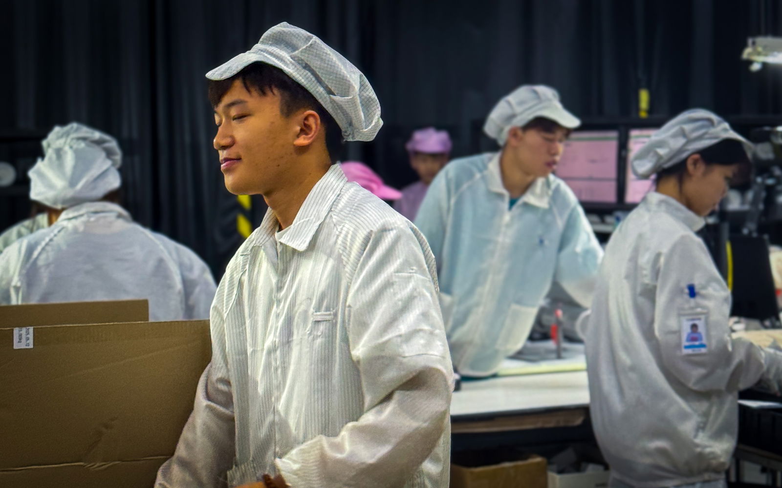 visita a la fábrica de Chengdu