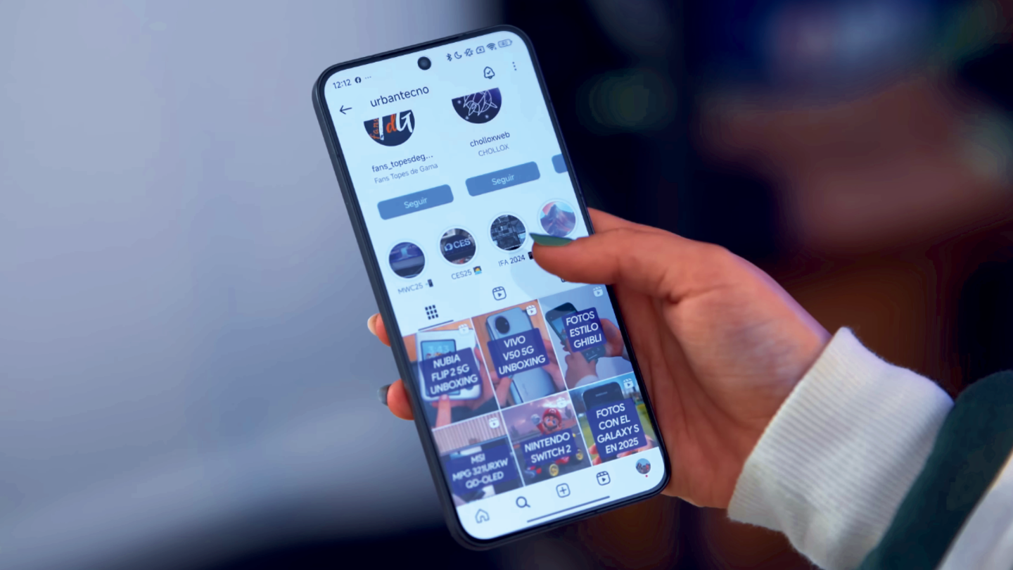 Instagram de Urban Tecno en el Xiaomi 15