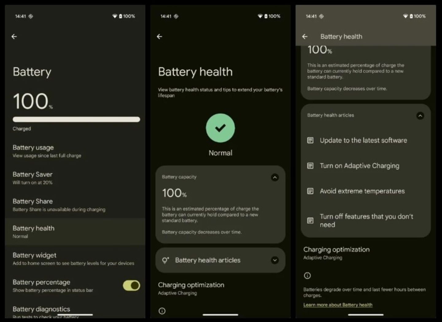 Google estrena la esperadísima funcionalidad de 'Salud de la Batería' en la Beta 3 de Android 16