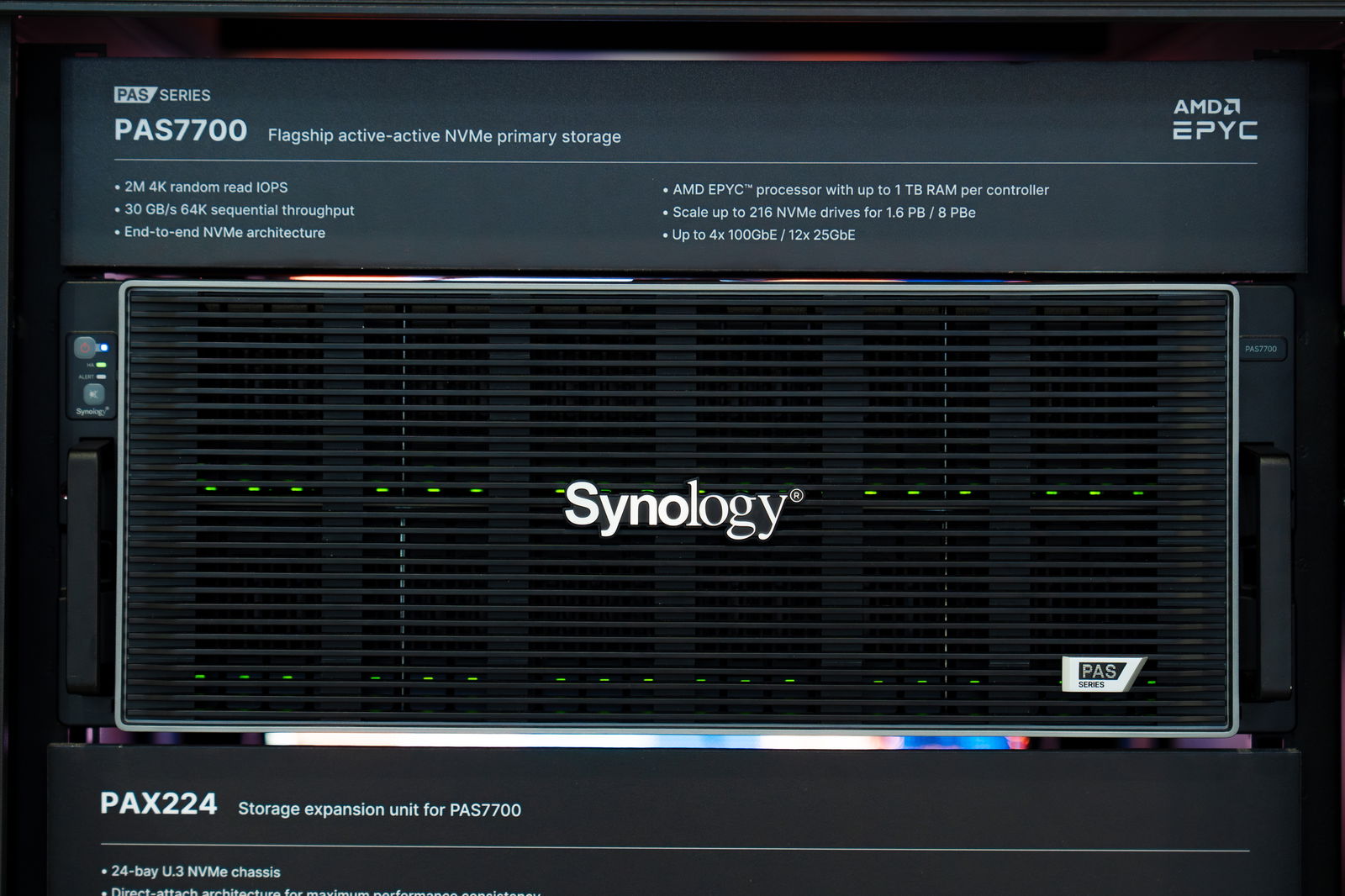 El enorme PAS7700 presentado en Computex2025